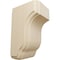 Ekena Millwork 2 1/2"W x 2 3/4"D x 4 1/2"H Capistrano Mission Corbel, Rubberwood COR02X02X04CPRW - alternate 1
